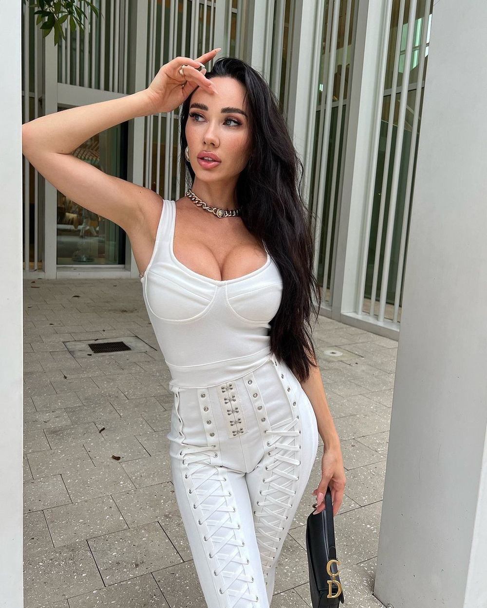 MIKAELA WHITE JUMPSUIT