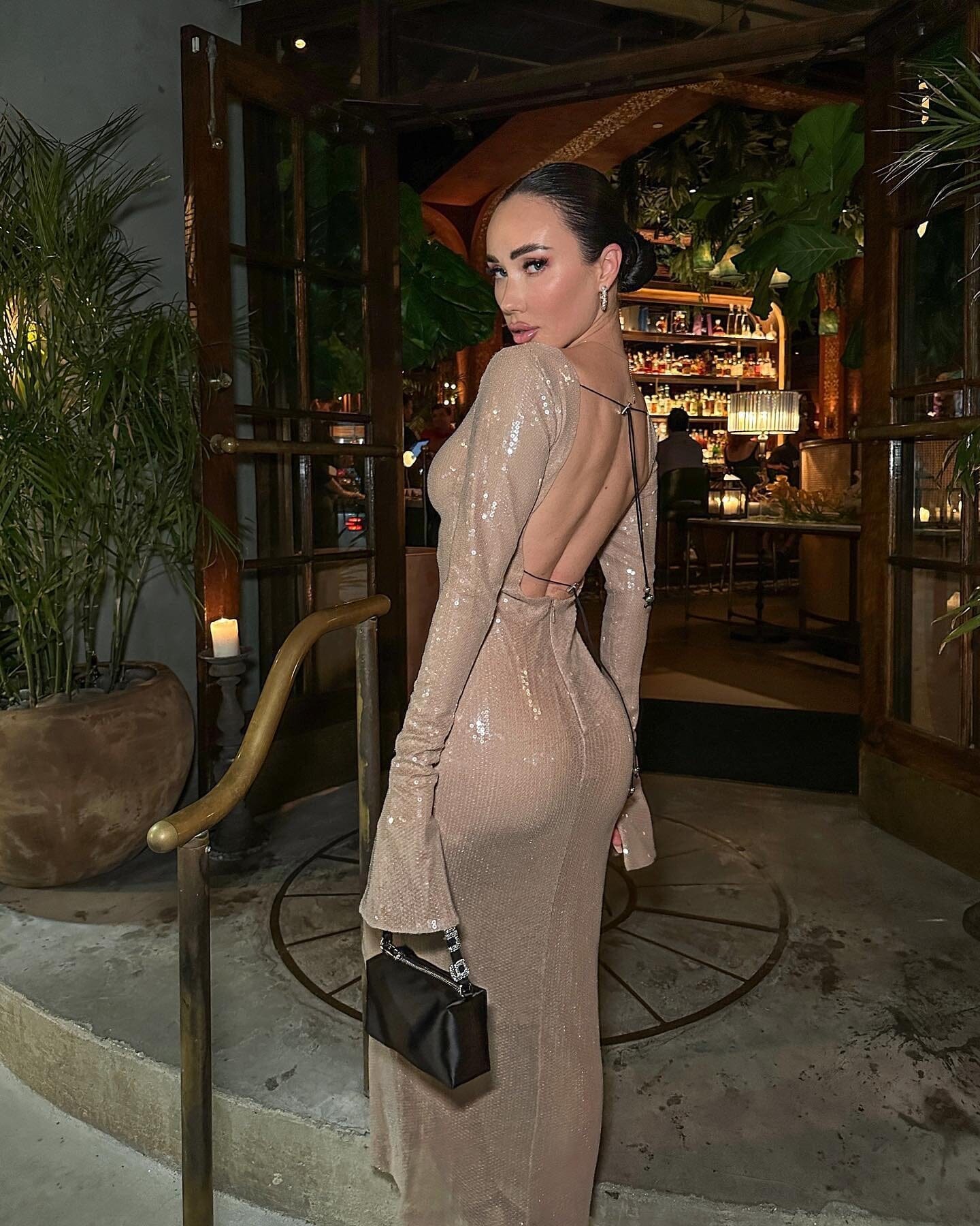 DOLCE GOLD MAXI DRESS