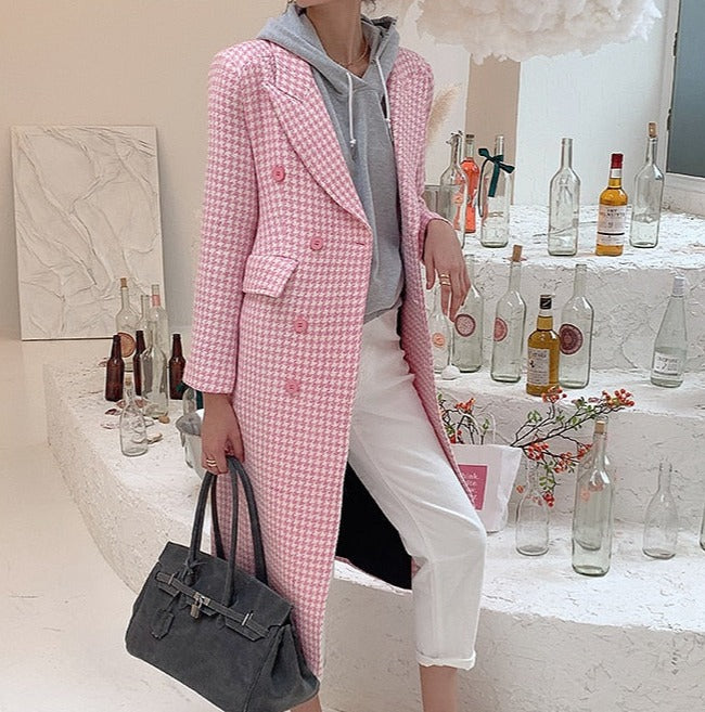 GENESIS TWEED LAPEL COAT
