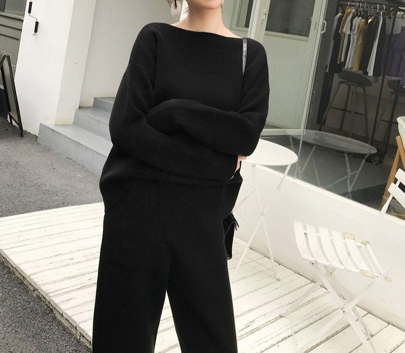 LYNA KNITTED TWO PIECE SET