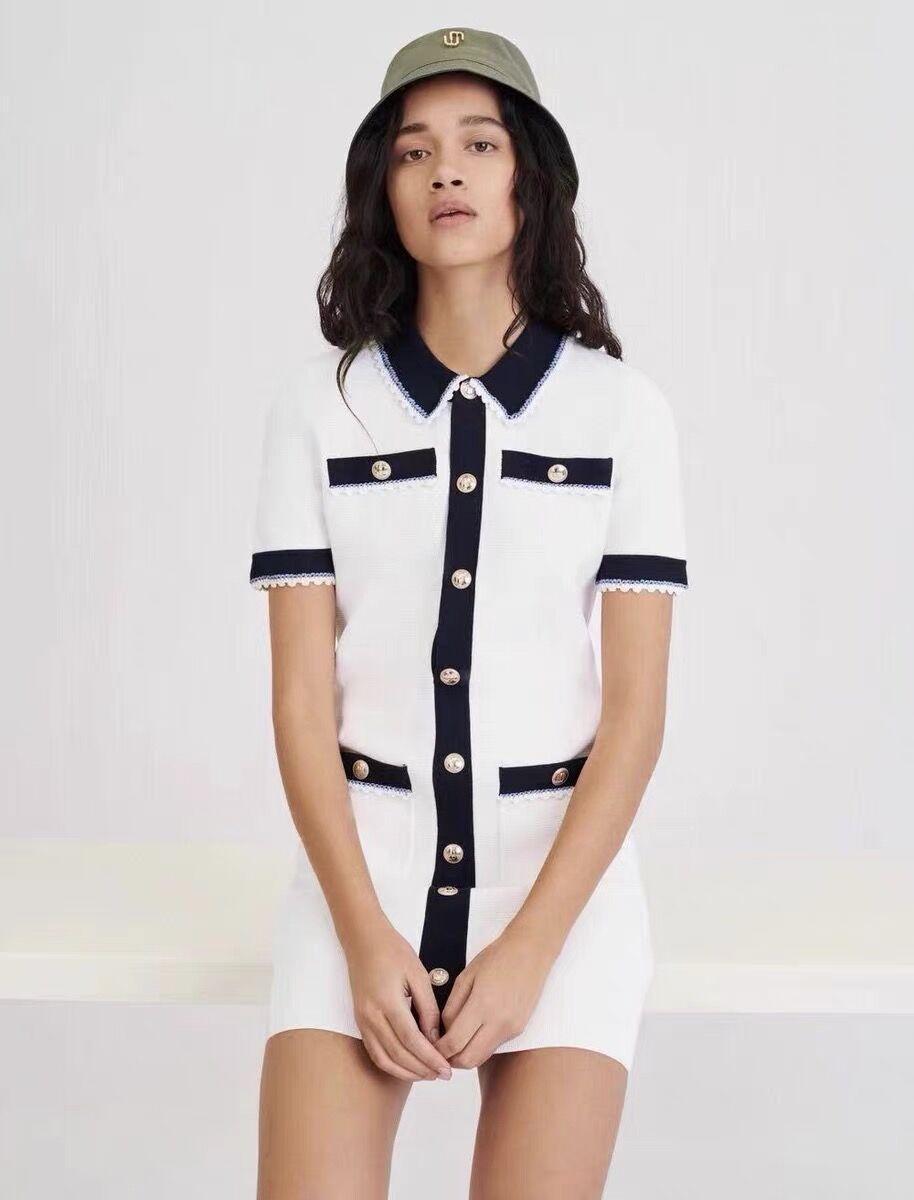 DIANE KNITTED POLO DRESS