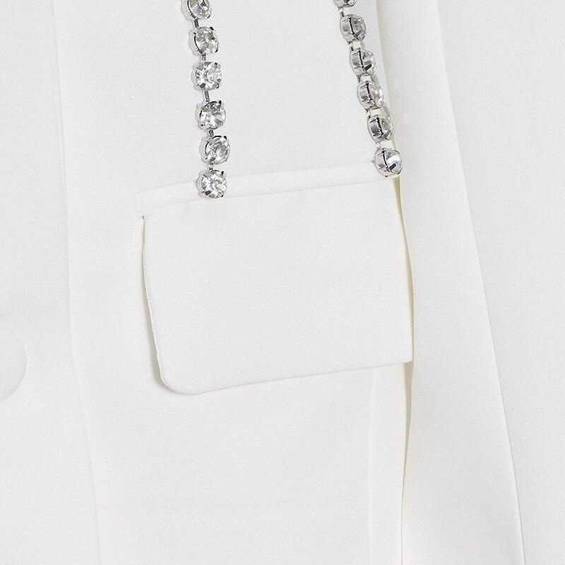 CLEO WHITE BLAZER DRESS