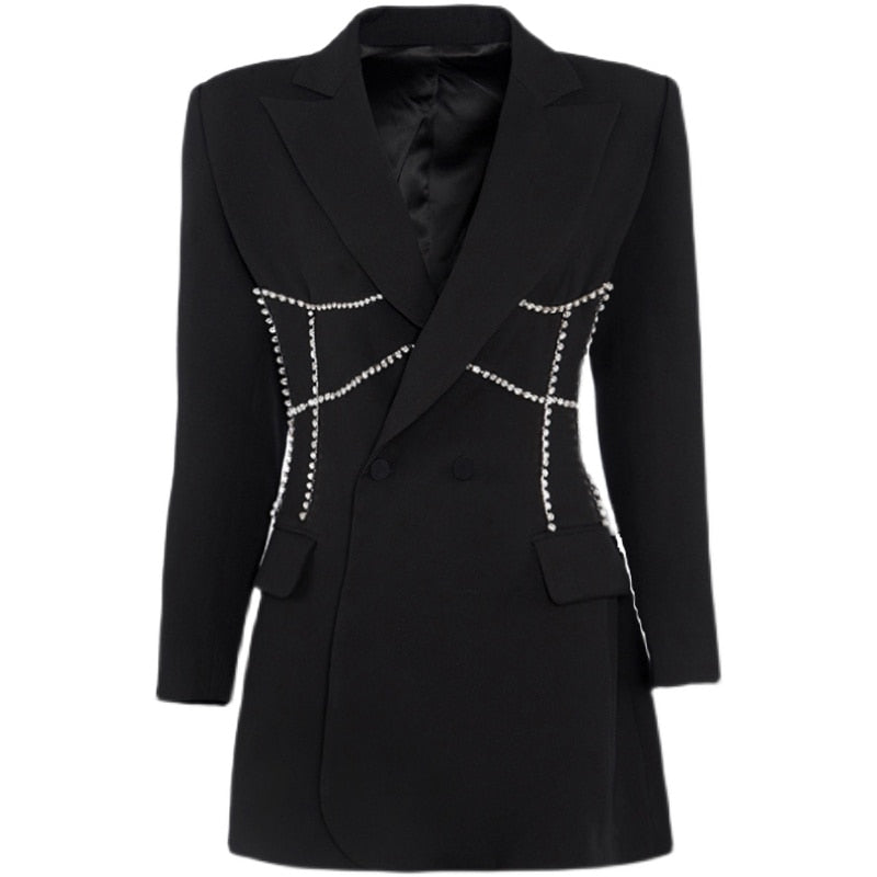CLEO BLACK BLAZER DRESS