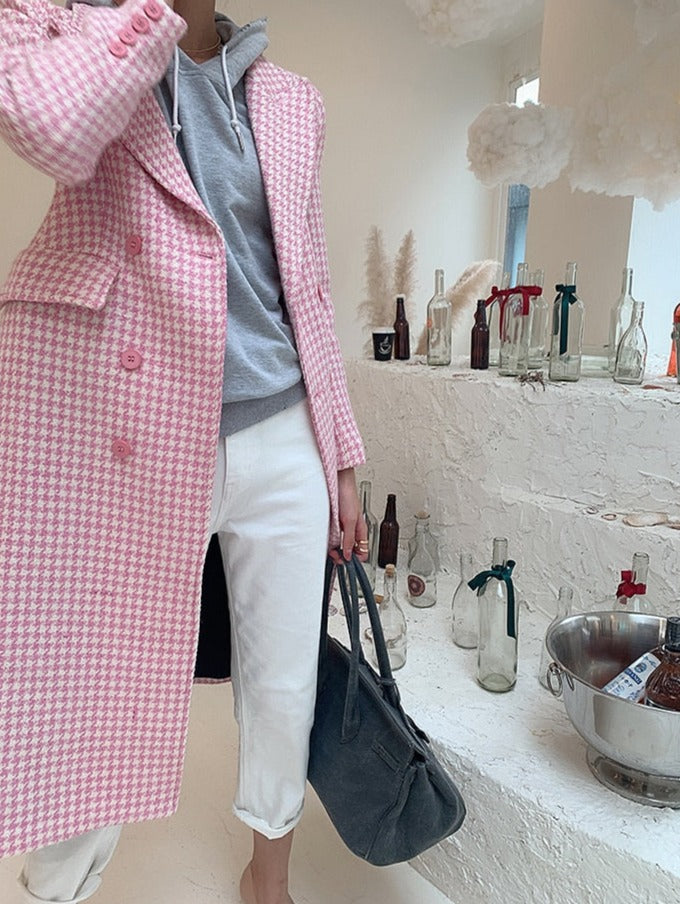 GENESIS TWEED LAPEL COAT