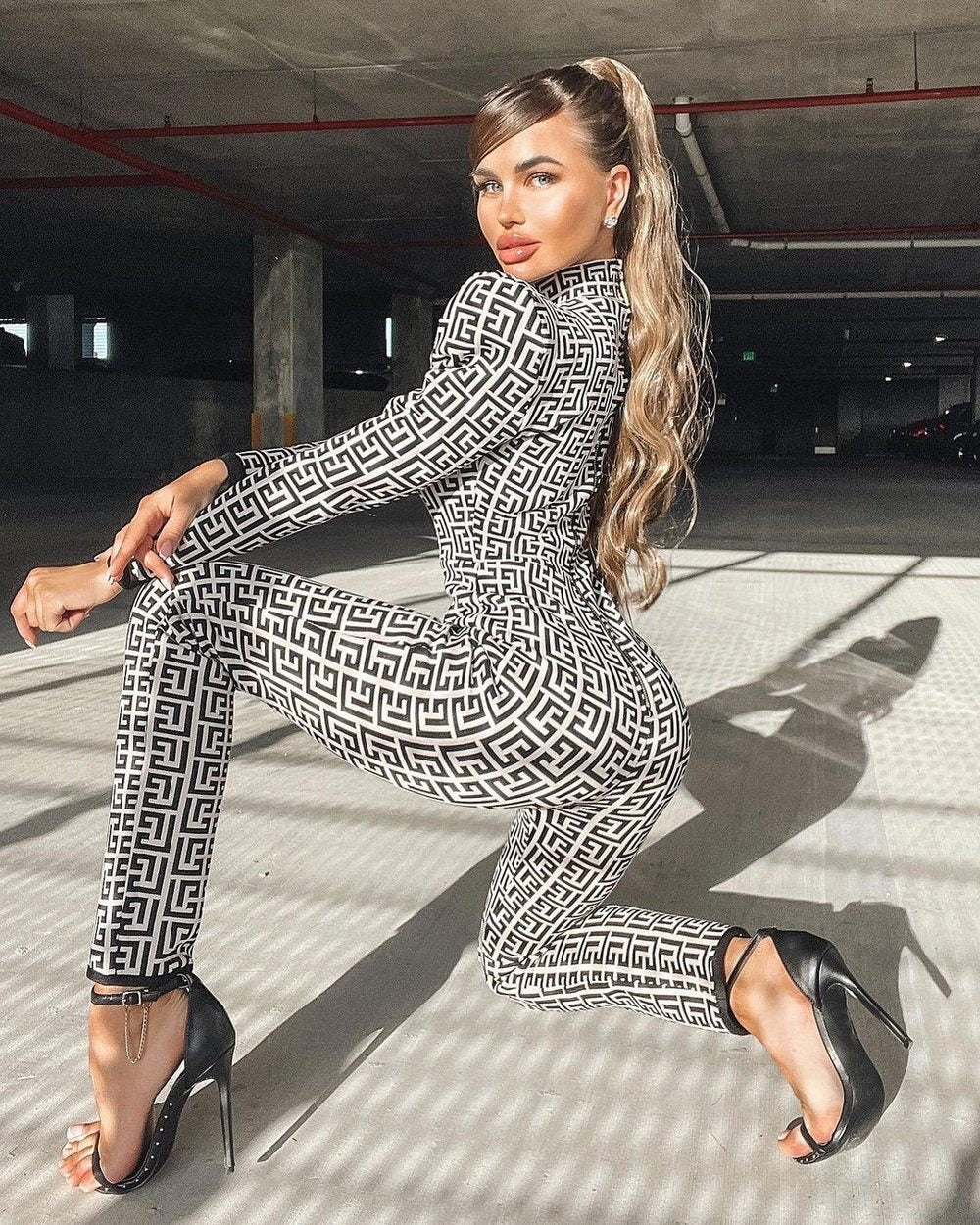 LEILA BANDAGE JUMPSUIT