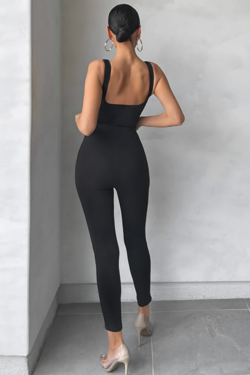 MIKAELA BLACK JUMPSUIT