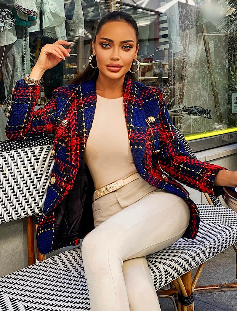 FRANCES TWEED BLAZER