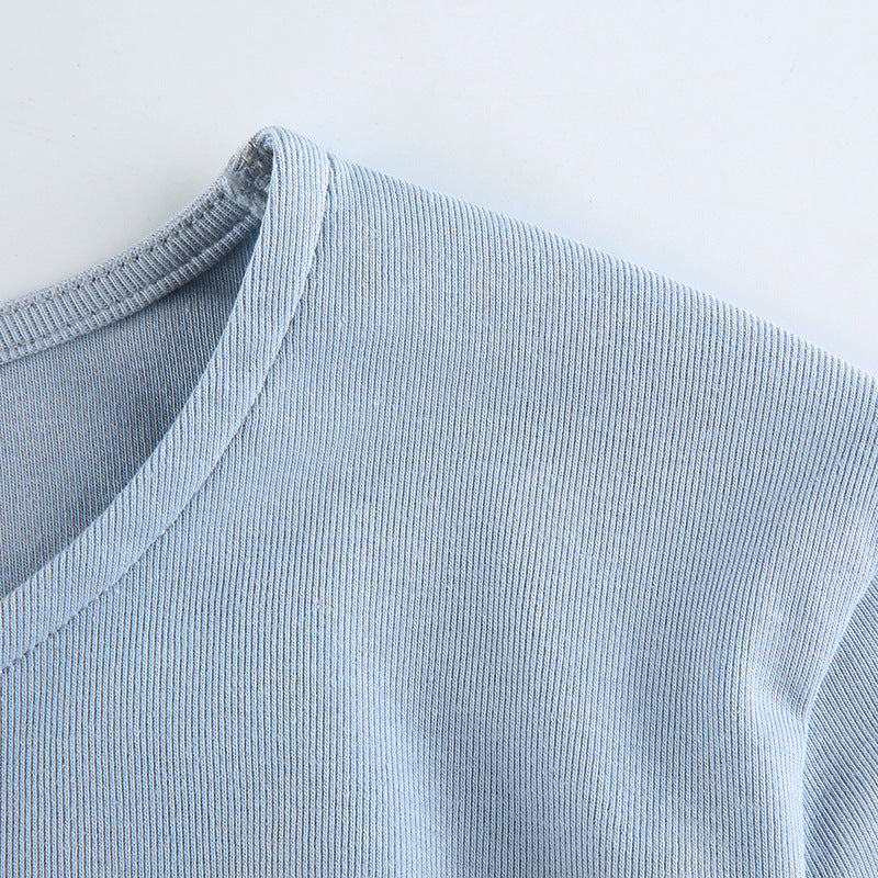 ANITA RIBBED CROP TOP