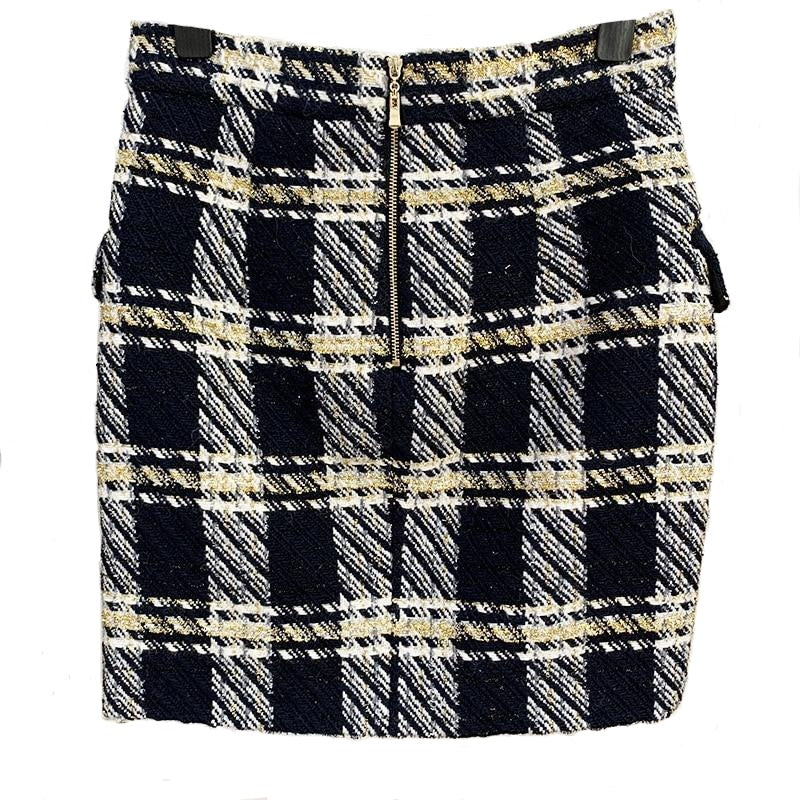 NEXA WOOL TWEED SKIRT