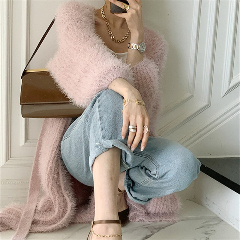 KYLIN KNITTED OVERSIZED CARDIGAN