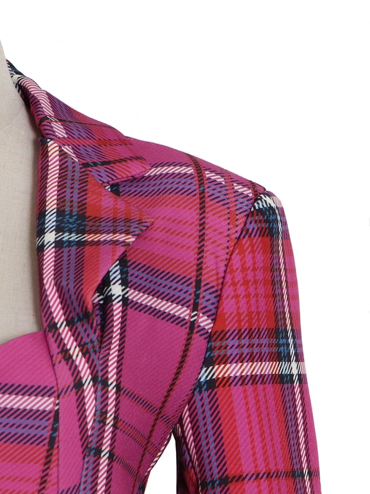 ORAH PLAID BLAZER