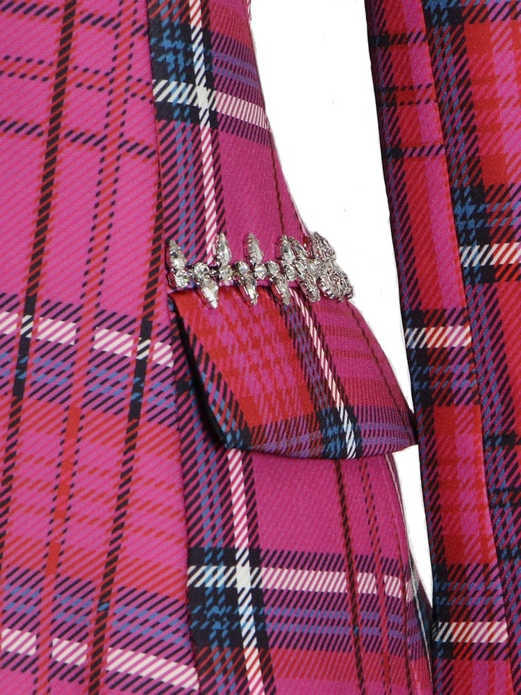 ORAH PLAID BLAZER