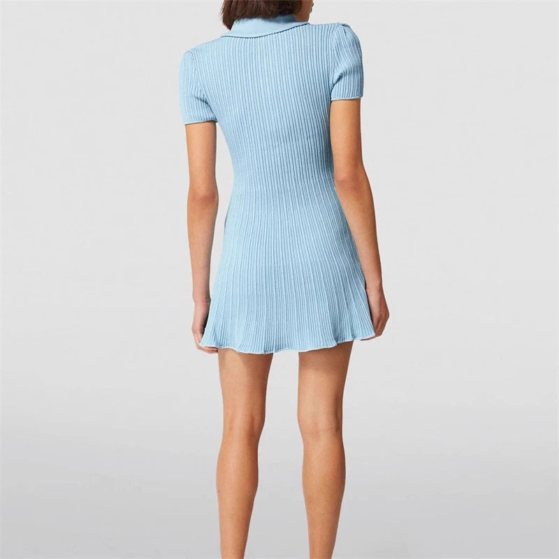 SOFIA KNITTED MINI DRESS