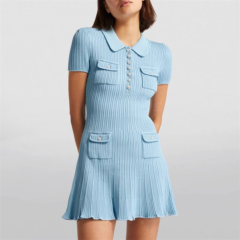 SOFIA KNITTED MINI DRESS