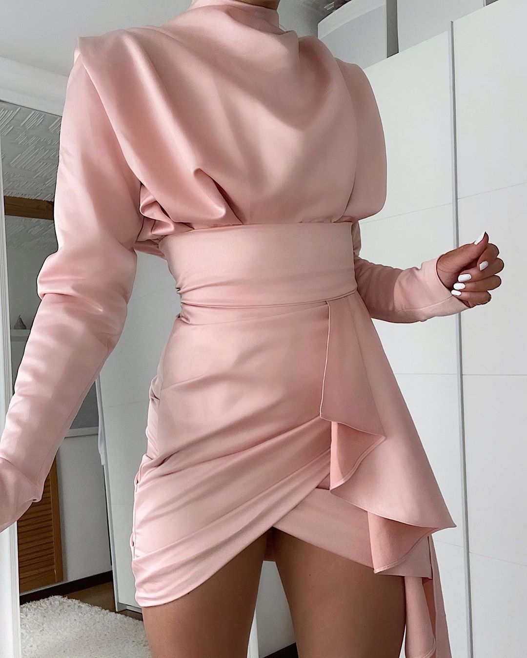 CHARLOTTE DRAPED DRESS