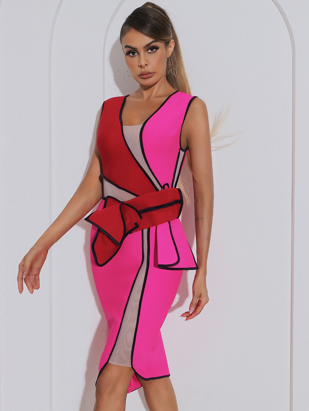 PAMELA BANDAGE DRESS