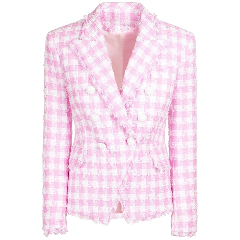 LUISA TWEED PINK BLAZER