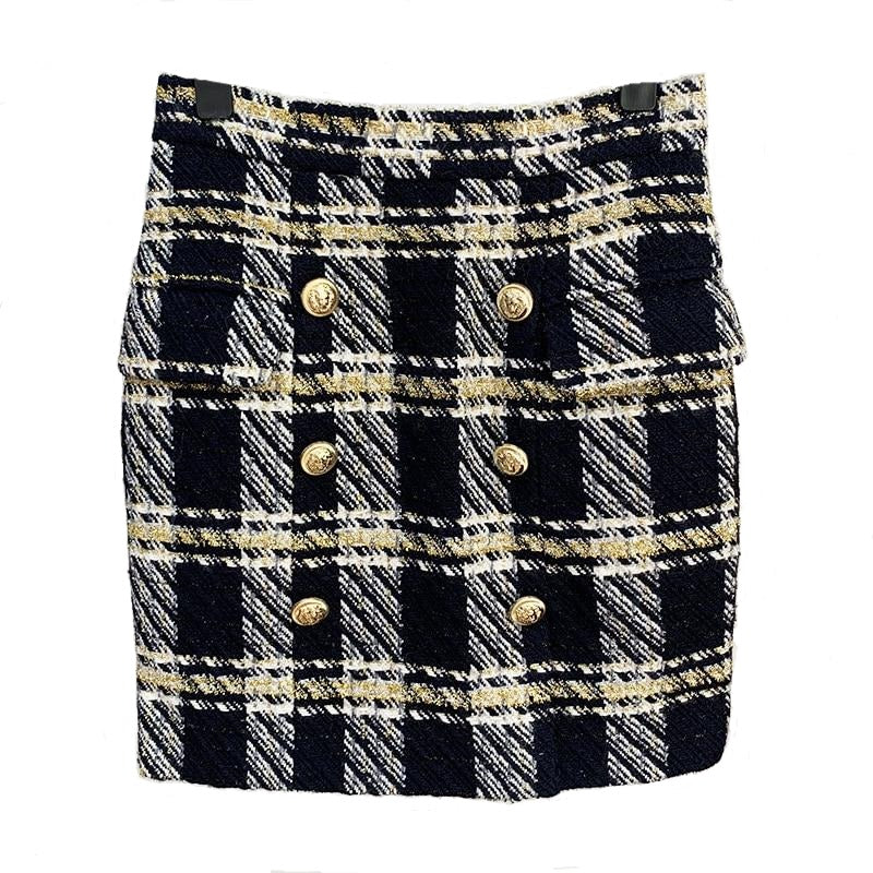 NEXA WOOL TWEED SKIRT